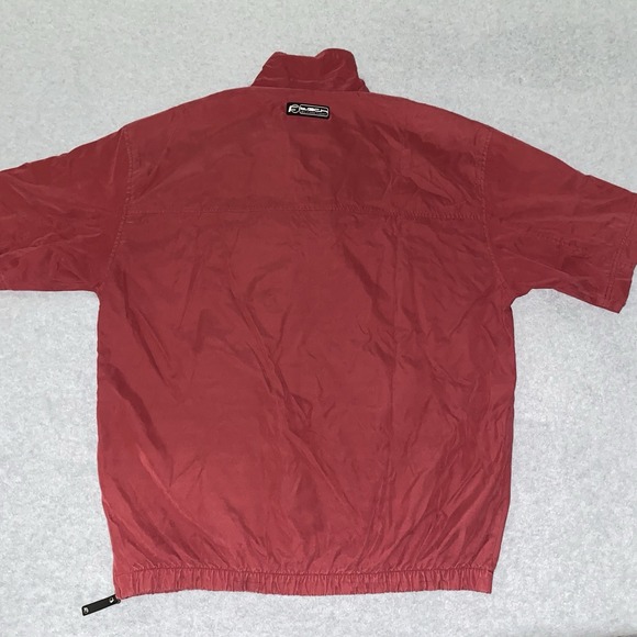 Vtg‎ Firethorn F-Tech Windbreaker Men's S Red Short Sleeve Pullover 90s Y2K Golf - Picture 6 of 13